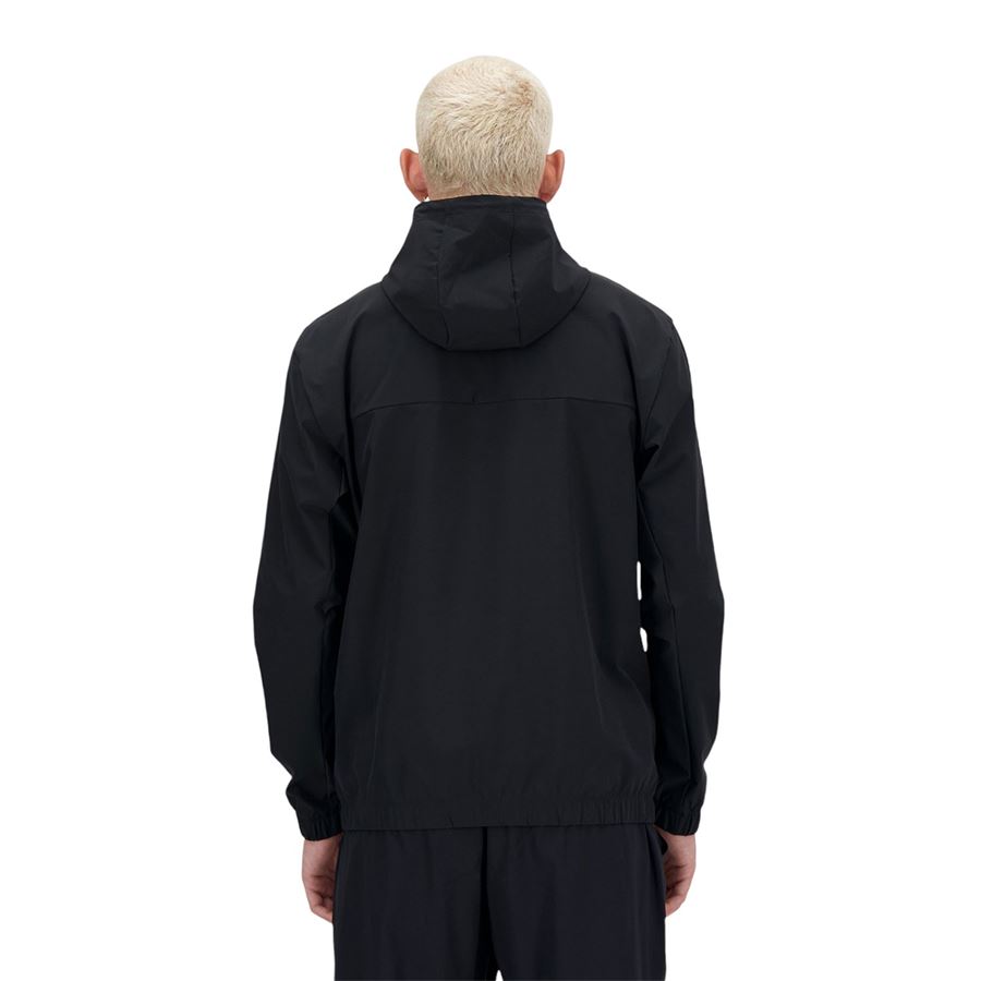Woven Full Zip Jacket New Balance | MJ41018BK